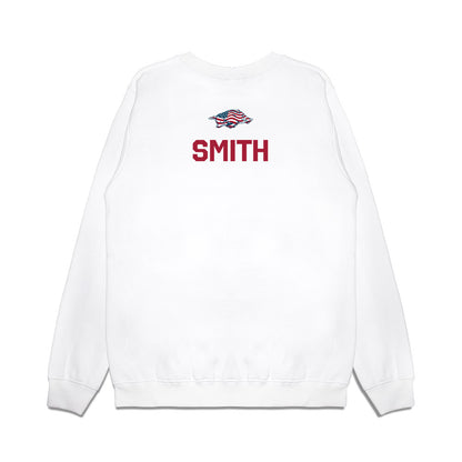 Arkansas - NCAA Men's Golf : Cam Smith - Patriotic Collection Premium Crewneck Sweatshirt-1
