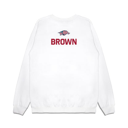 Arkansas - NCAA Women's Gymnastics : Simone Brown - Patriotic Collection Premium Crewneck Sweatshirt-1