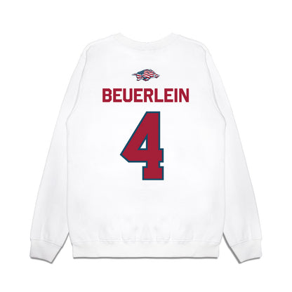 Arkansas - NCAA Softball : Reis Beuerlein - Patriotic Collection Premium Crewneck Sweatshirt-1