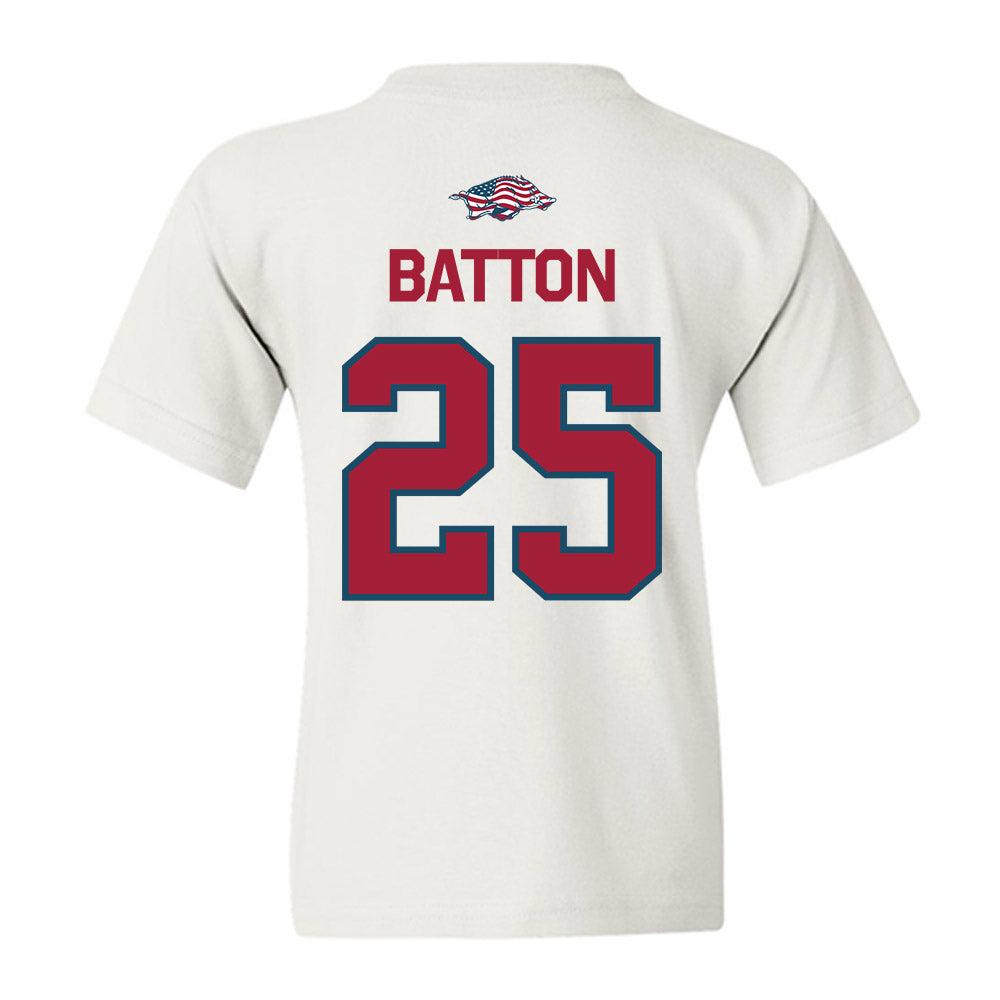 Arkansas - NCAA Football : Markeylin Batton - Patriotic Collection Youth T-Shirt-1