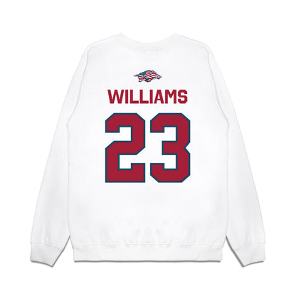 Arkansas - NCAA Football : Ian Williams - Patriotic Collection Premium Crewneck Sweatshirt-1
