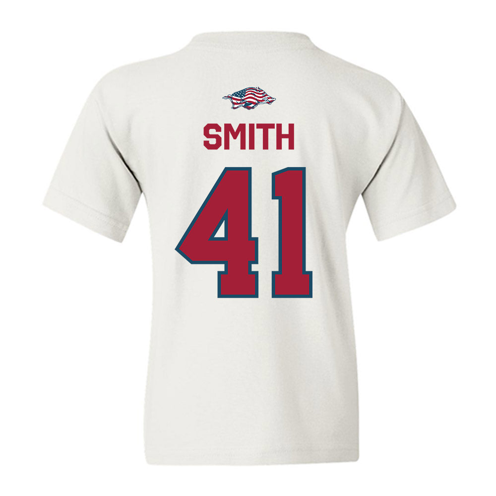 Arkansas - NCAA Football : Connor Smith - Patriotic Collection Youth T-Shirt-1