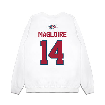 Arkansas - NCAA Football : Kyeaure Magloire - Patriotic Collection Premium Crewneck Sweatshirt-1