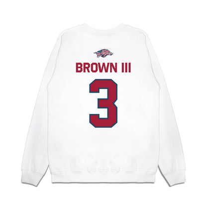 Arkansas - NCAA Football : CS Brown III - Patriotic Collection Premium Crewneck Sweatshirt-1