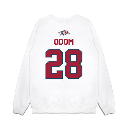 Arkansas - NCAA Football : Trajen Odom - Patriotic Collection Premium Crewneck Sweatshirt-1