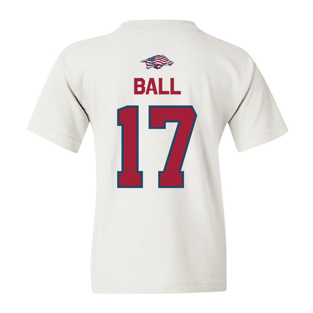 Arkansas - NCAA Women's Soccer : Kennedy Ball - Patriotic Collection Youth T-Shirt-1