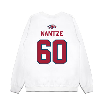 Arkansas - NCAA Football : Jonas Nantze - Patriotic Collection Premium Crewneck Sweatshirt-1