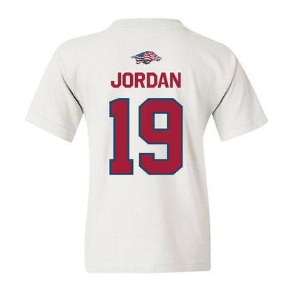 Arkansas - NCAA Football : Antonio Jordan - Patriotic Collection Youth T-Shirt-1