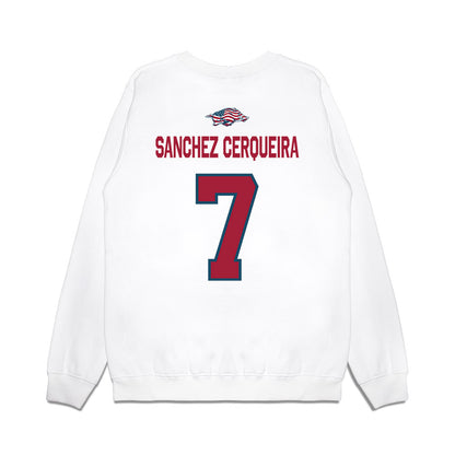 Arkansas - NCAA Women's Basketball : Cristina Sanchez Cerqueira - Patriotic Collection Premium Crewneck Sweatshirt-1