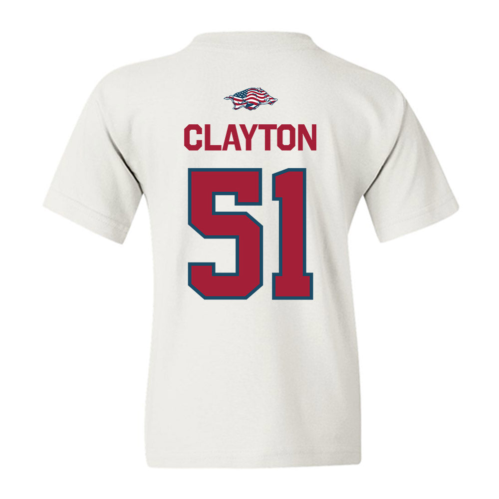Arkansas - NCAA Football : Carey Clayton - Patriotic Collection Youth T-Shirt-1