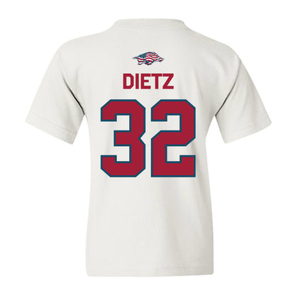 Arkansas - NCAA Baseball : Hunter Dietz - Patriotic Collection Youth T-Shirt-1