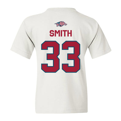 Arkansas - NCAA Football : Jakore Smith - Patriotic Collection Youth T-Shirt-1