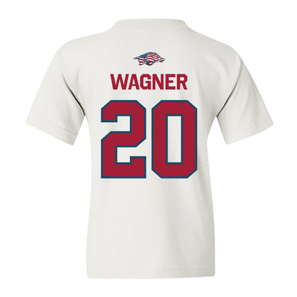 Arkansas - NCAA Women's Soccer : Natalie Wagner - Patriotic Collection Youth T-Shirt-1