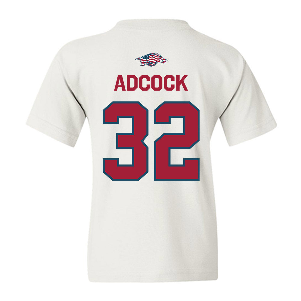 Arkansas - NCAA Football : Matt Adcock - Patriotic Collection Youth T-Shirt-1