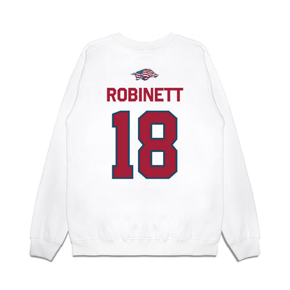 Arkansas - NCAA Baseball : Reese Robinett - Patriotic Collection Premium Crewneck Sweatshirt-1