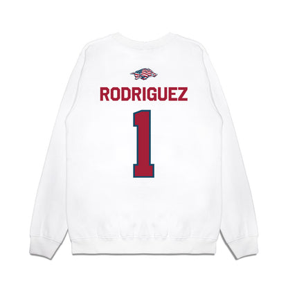 Arkansas - NCAA Women's Basketball : Maria Rodriguez - Patriotic Collection Premium Crewneck Sweatshirt-1