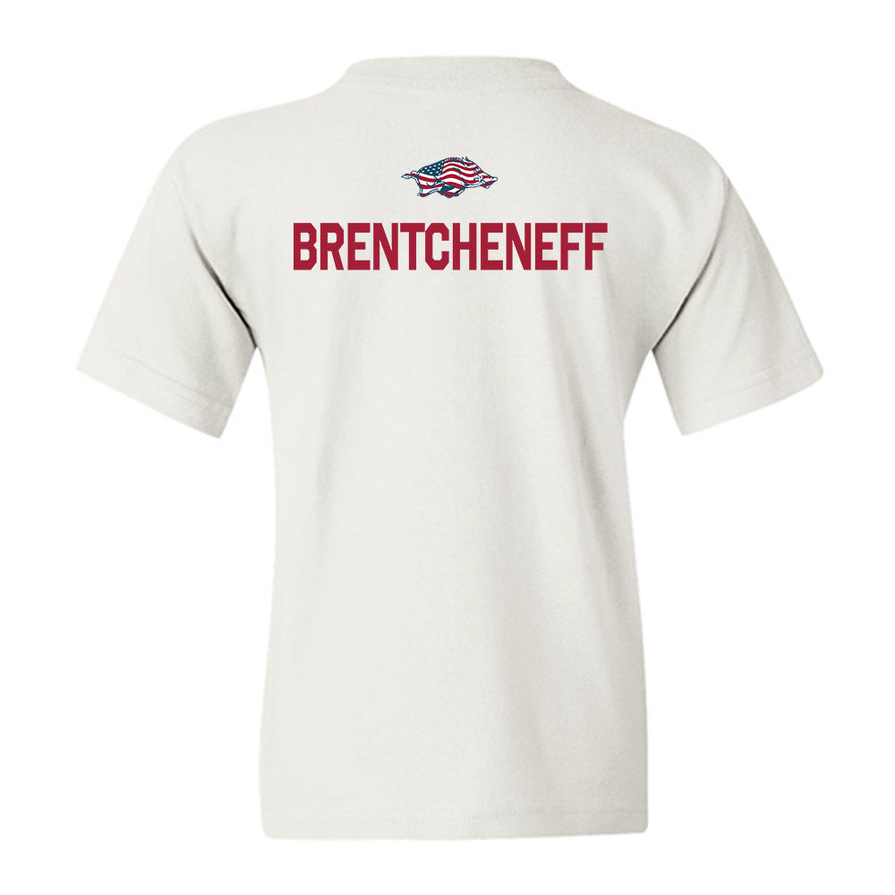 Arkansas - NCAA Women's Golf : Sara Brentcheneff - Patriotic Collection Youth T-Shirt-1