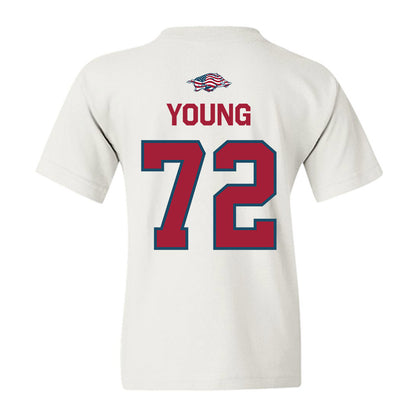 Arkansas - NCAA Football : Tucker Young - Patriotic Collection Youth T-Shirt-1