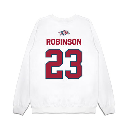 Arkansas - NCAA Women's Basketball : Emily Robinson - Patriotic Collection Premium Crewneck Sweatshirt-1