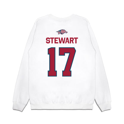 Arkansas - NCAA Baseball : Zack Stewart - Patriotic Collection Premium Crewneck Sweatshirt-1