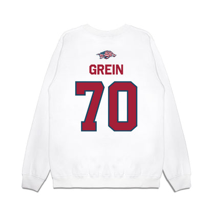 Arkansas - NCAA Football : Dan Grein - Patriotic Collection Premium Crewneck Sweatshirt-1