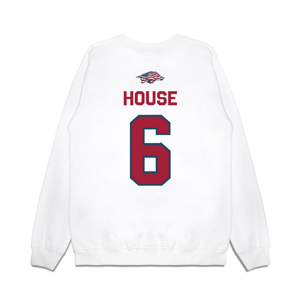 Arkansas - NCAA Football : Khmori House - Patriotic Collection Premium Crewneck Sweatshirt-1