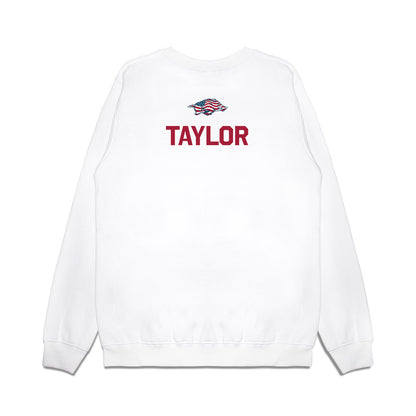 Arkansas - NCAA Men's Track & Field : Tyrice Taylor - Patriotic Collection Premium Crewneck Sweatshirt-1
