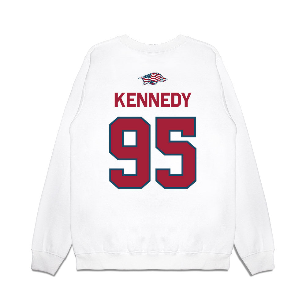 Arkansas - NCAA Football : Anthony Kennedy - Patriotic Collection Premium Crewneck Sweatshirt-1