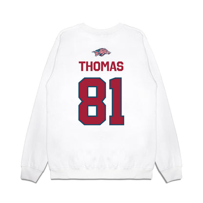 Arkansas - NCAA Football : Dai'Shaun Thomas - Patriotic Collection Premium Crewneck Sweatshirt-1