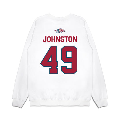 Arkansas - NCAA Football : Adam Johnston - Patriotic Collection Premium Crewneck Sweatshirt-1