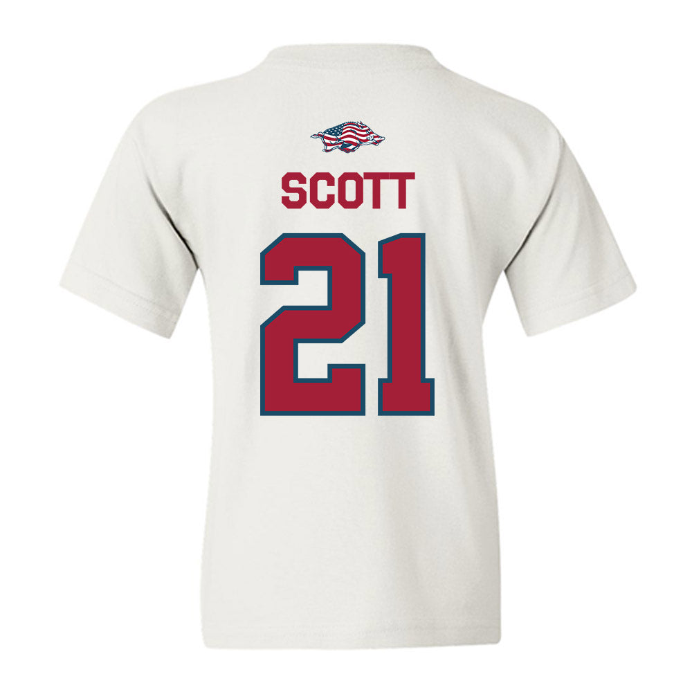 Arkansas - NCAA Football : Tyler Scott - Patriotic Collection Youth T-Shirt-1