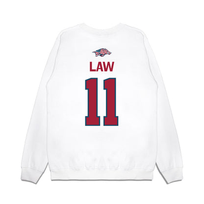 Arkansas - NCAA Women's Volleyball : Elsie Law - Patriotic Collection Premium Crewneck Sweatshirt-1