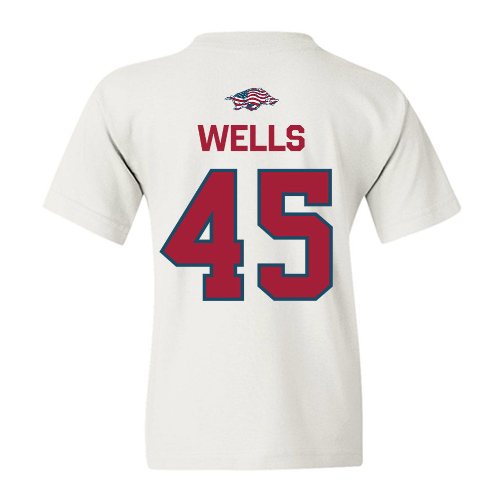 Arkansas - NCAA Softball : Jayden Wells - Patriotic Collection Youth T-Shirt-1