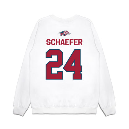 Arkansas - NCAA Baseball : Landon Schaefer - Patriotic Collection Premium Crewneck Sweatshirt-1