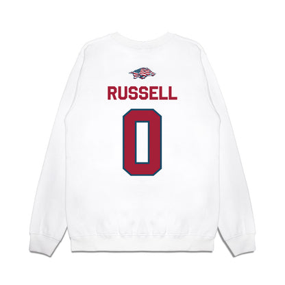 Arkansas - NCAA Football : Braylen Russell - Patriotic Collection Premium Crewneck Sweatshirt-1