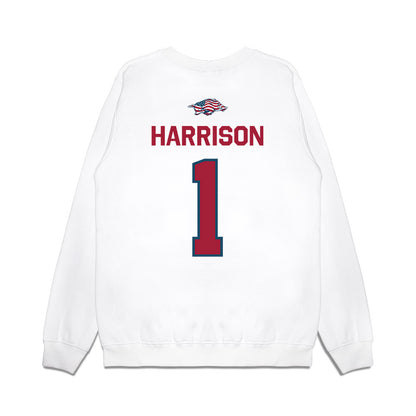 Arkansas - NCAA Football : Christian Harrison - Patriotic Collection Premium Crewneck Sweatshirt-1