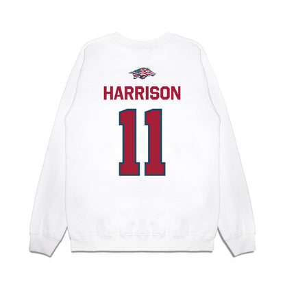 Arkansas - NCAA Football : Monte Harrison - Patriotic Collection Premium Crewneck Sweatshirt-1