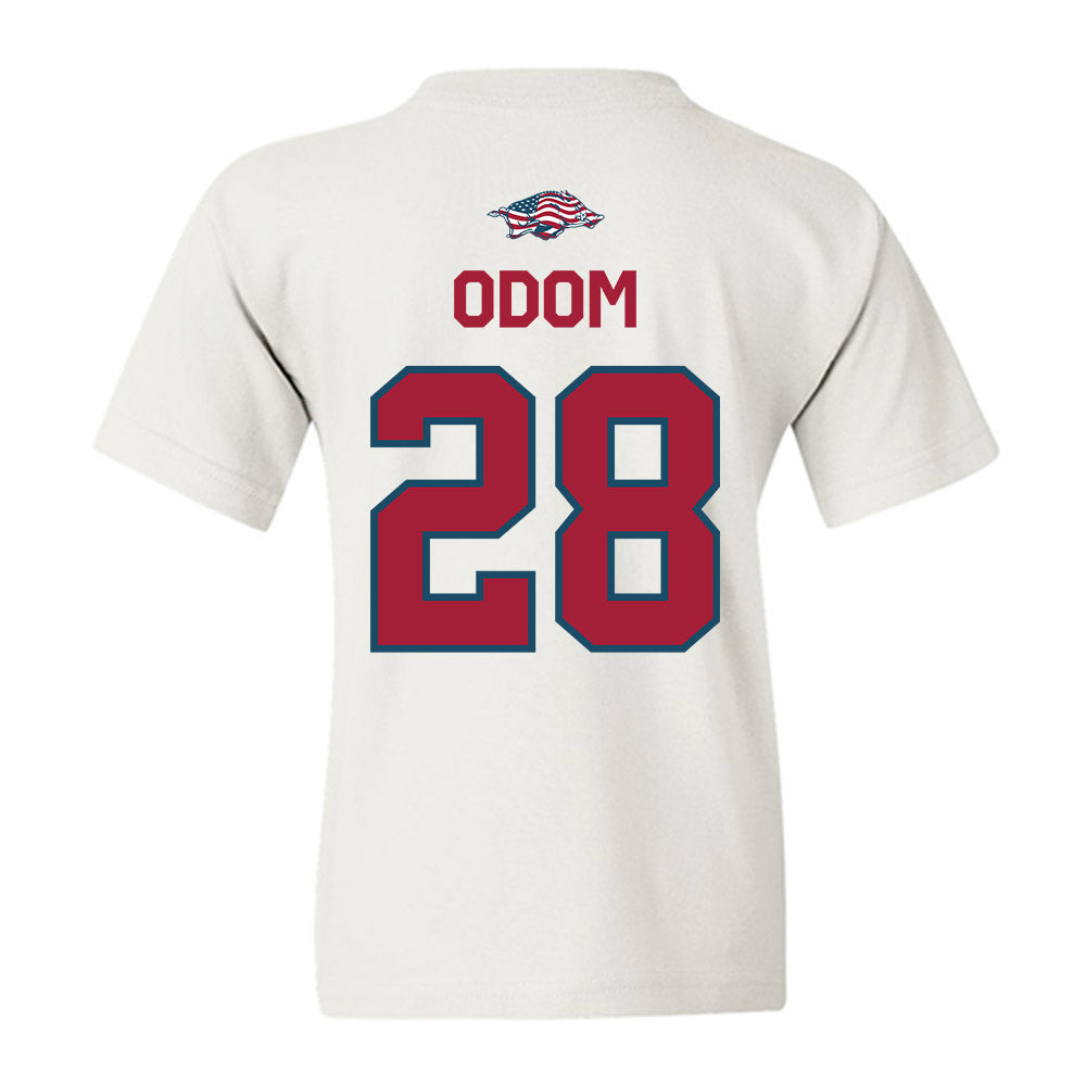 Arkansas - NCAA Football : Trajen Odom - Patriotic Collection Youth T-Shirt-1