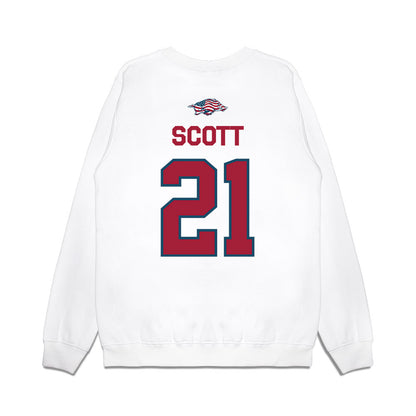 Arkansas - NCAA Football : Tyler Scott - Patriotic Collection Premium Crewneck Sweatshirt-1