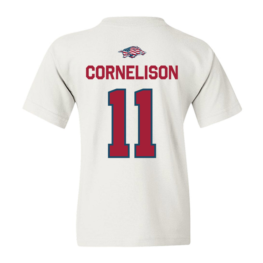 Arkansas - NCAA Baseball : Luke Cornelison - Patriotic Collection Youth T-Shirt-1