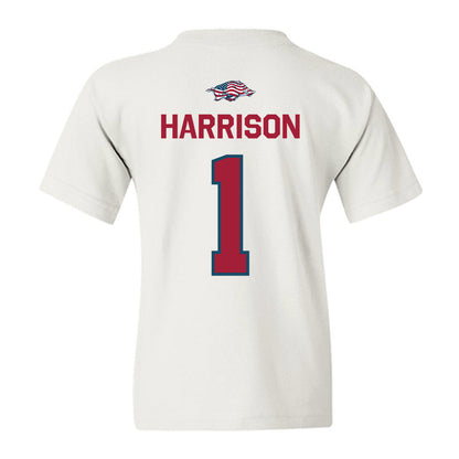 Arkansas - NCAA Football : Christian Harrison - Patriotic Collection Youth T-Shirt-1