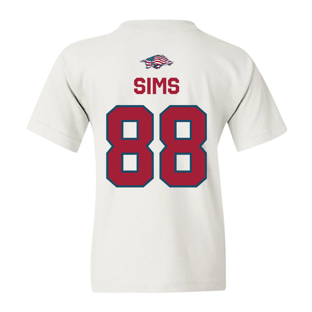 Arkansas - NCAA Football : Xadavien Sims - Patriotic Collection Youth T-Shirt-1