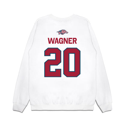 Arkansas - NCAA Women's Soccer : Natalie Wagner - Patriotic Collection Premium Crewneck Sweatshirt-1