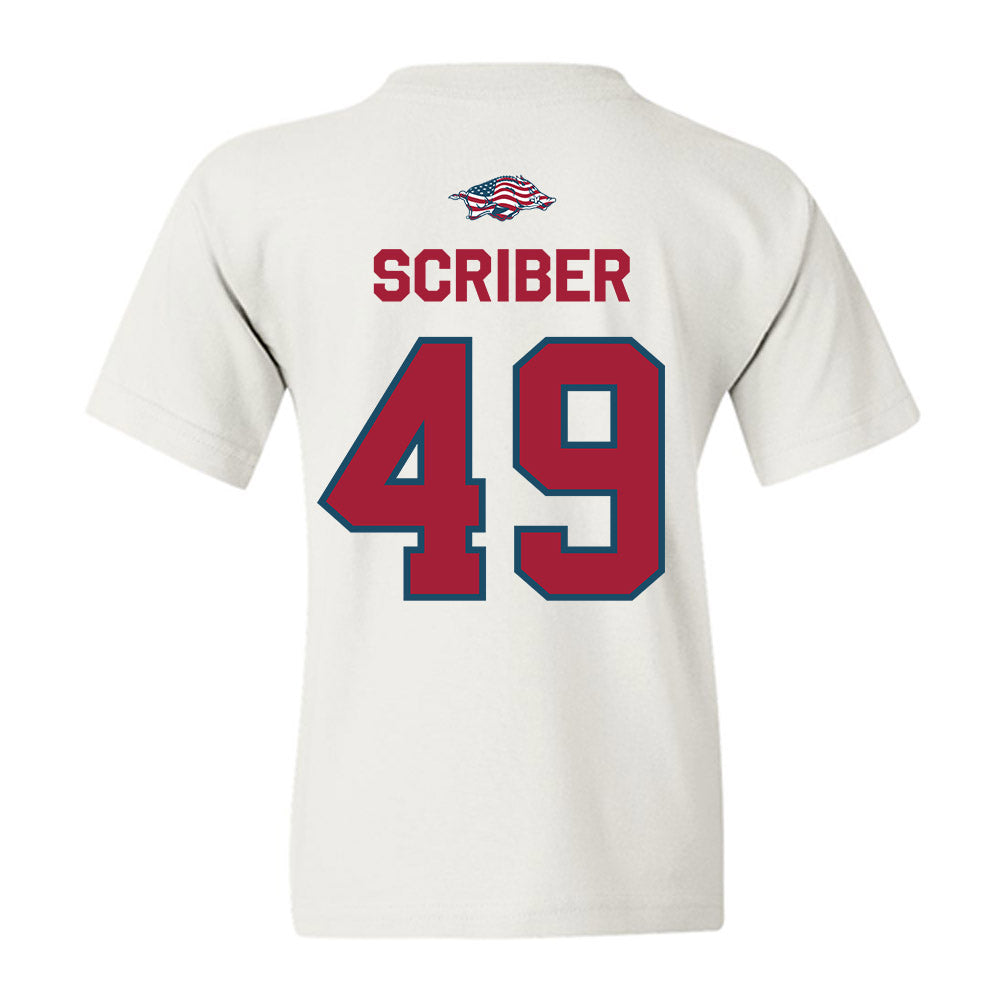 Arkansas - NCAA Football : Braxton Scriber - Patriotic Collection Youth T-Shirt-1