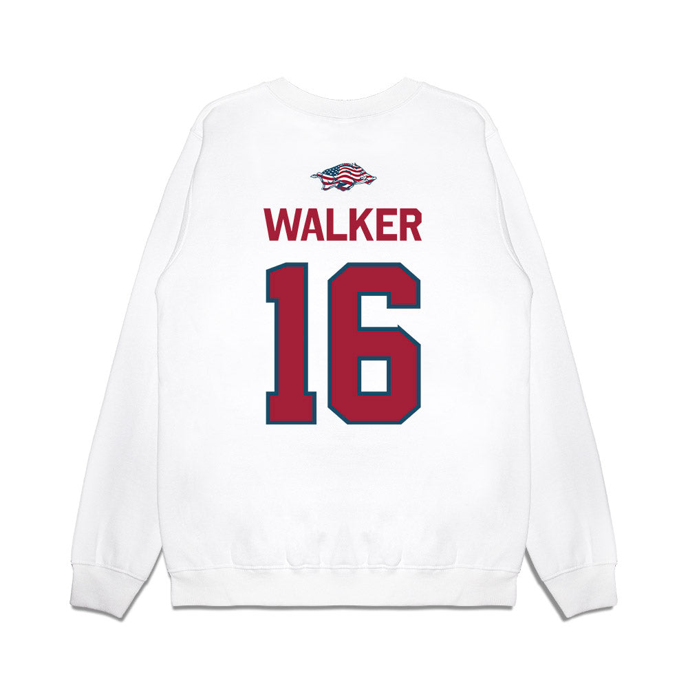 Arkansas - NCAA Softball : Ramsey Walker - Patriotic Collection Premium Crewneck Sweatshirt-1
