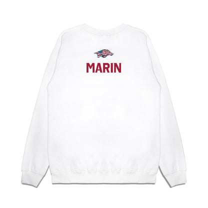 Arkansas - NCAA Women's Golf : Maria Jose Marin - Patriotic Collection Premium Crewneck Sweatshirt-1