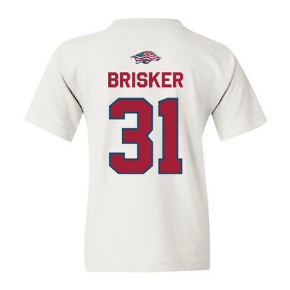 Arkansas - NCAA Football : Blake Brisker - Patriotic Collection Youth T-Shirt-1