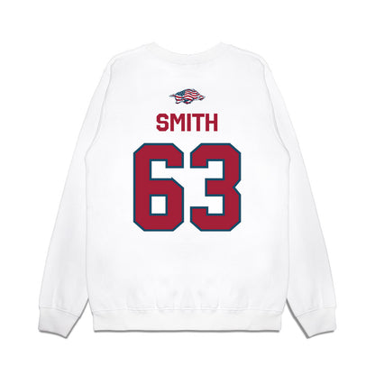 Arkansas - NCAA Football : Hugh Smith - Patriotic Collection Premium Crewneck Sweatshirt-1