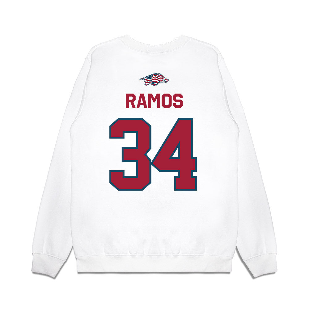 Arkansas - NCAA Softball : jayden ramos - Patriotic Collection Premium Crewneck Sweatshirt-1