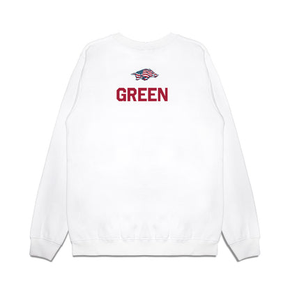  - NCAA Men's Track & Field : Wyatt Green - Patriotic Collection Premium Crewneck Sweatshirt-1